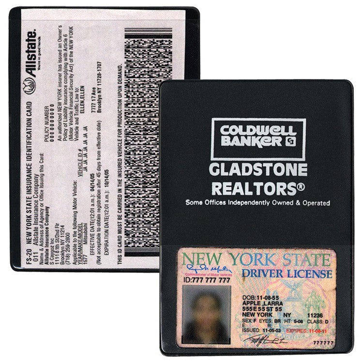 Insurance Card Holder(with extra pocket)