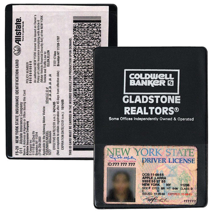 Insurance Card Holder(with extra pocket)