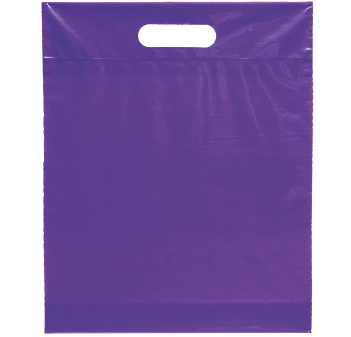 Die Cut Handle Bag - 12W x 15H x 3 - Flexo Ink Print