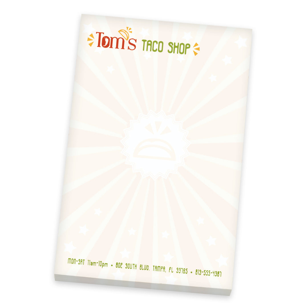 Souvenir® 4" x 6" Scratch Pad, 25 Sheet Full Color