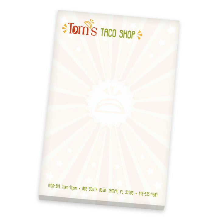 Souvenir® 4" x 6" Scratch Pad, 25 Sheet Full Color