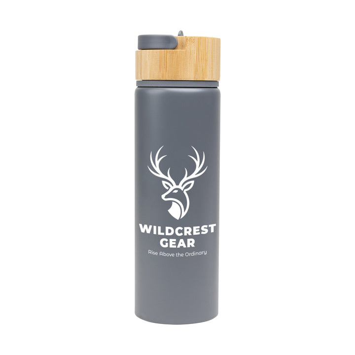 27 Oz. Ellis Recycled Aluminum Bottle With Bamboo Lid