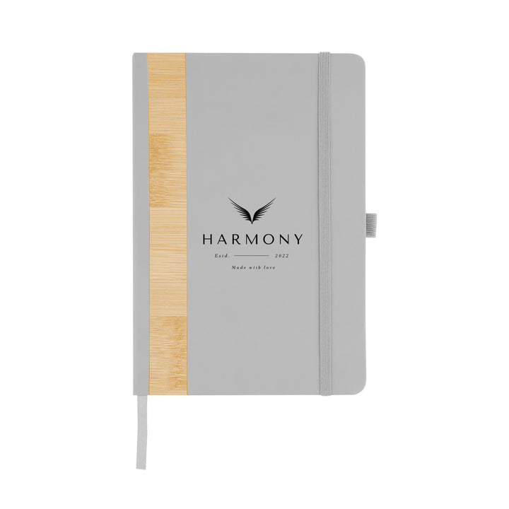 Recycled PU And Bamboo Accent Journal
