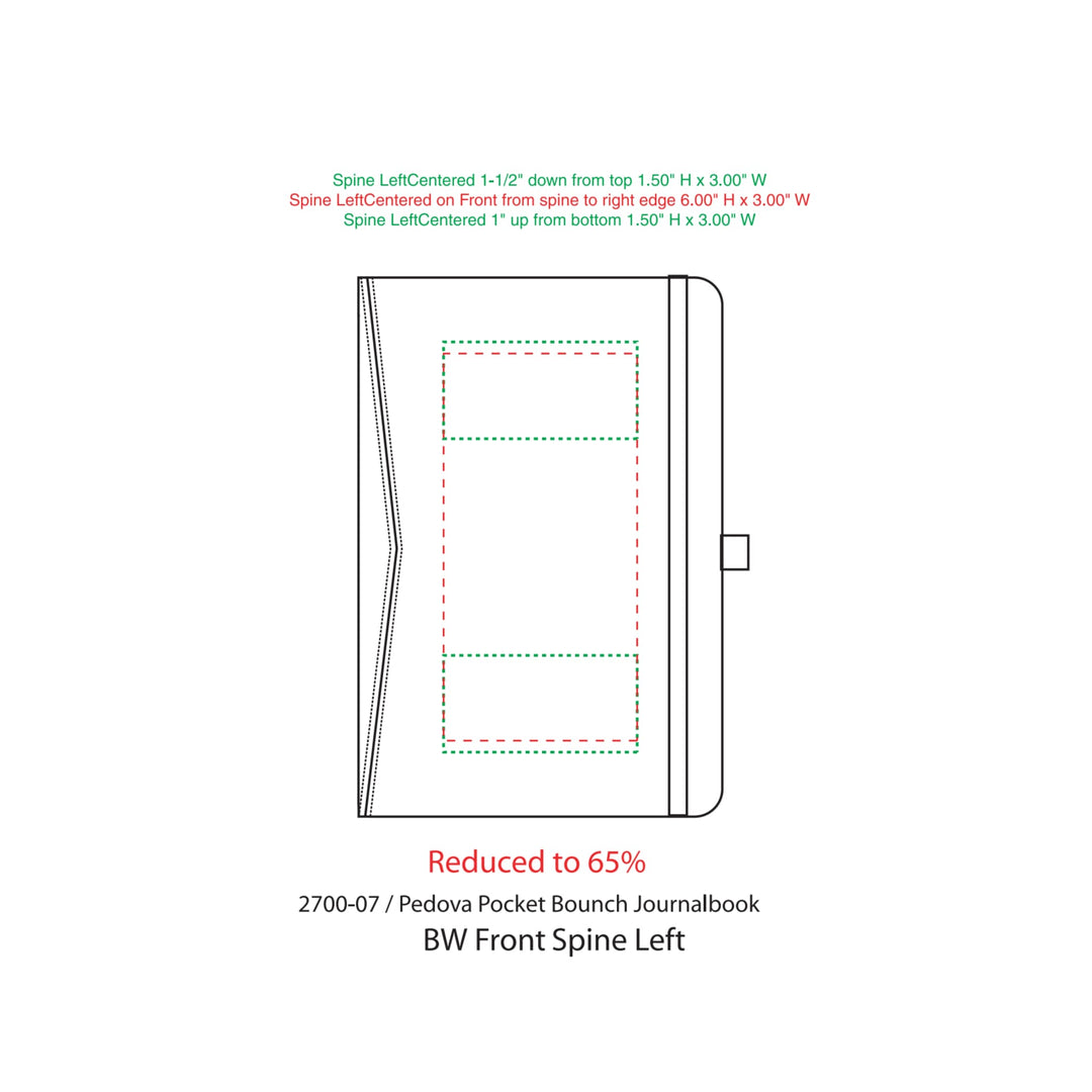 FSC® Mix 5.75" x 8.5" Pedova™ Pocket Bound Journal