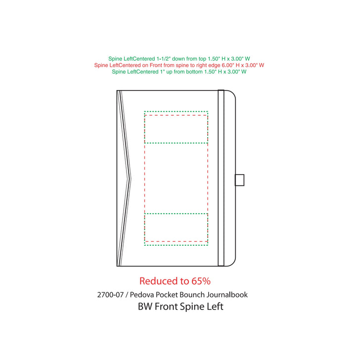 FSC® Mix 5.75" x 8.5" Pedova™ Pocket Bound Journal