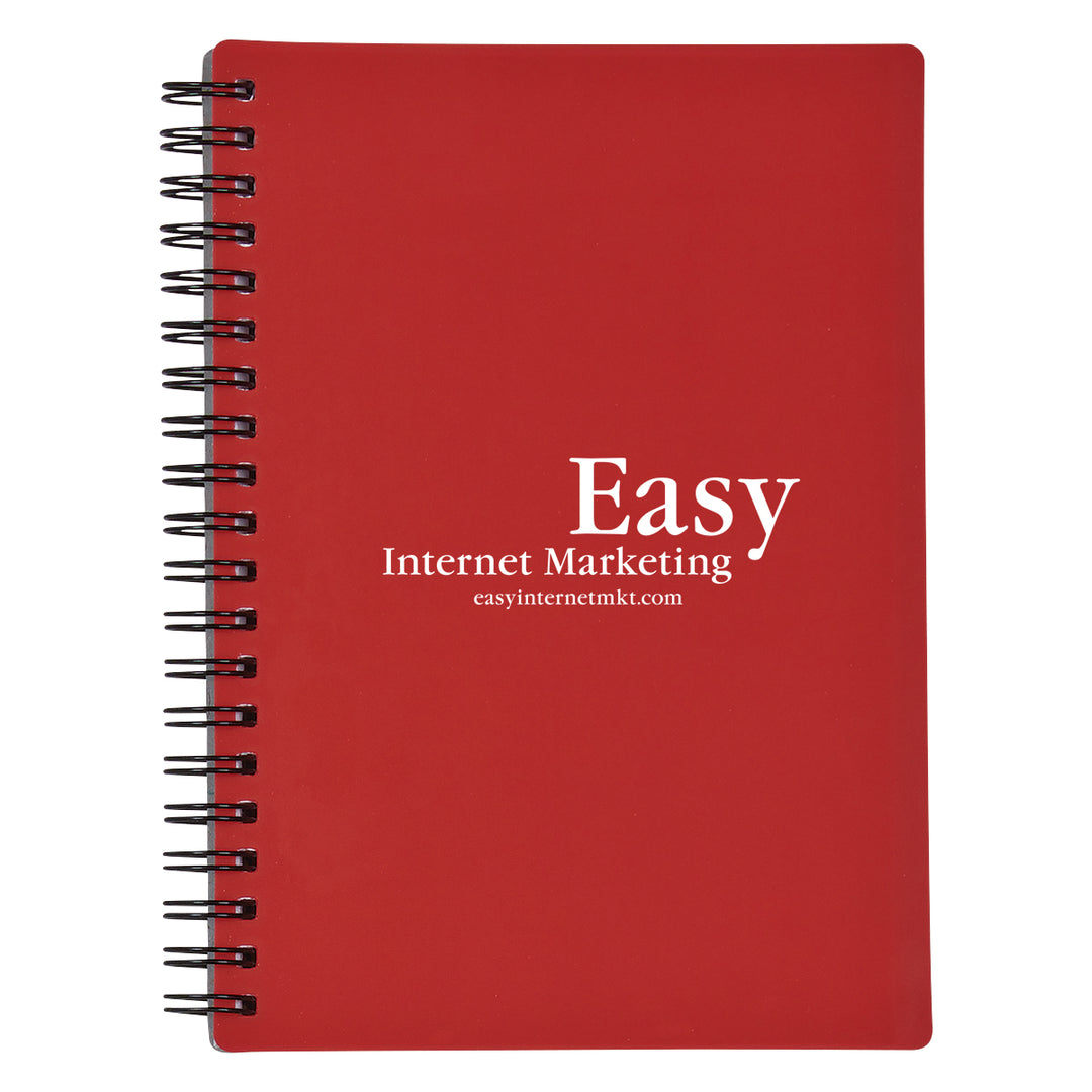 RUBBERY SPIRAL NOTEBOOK