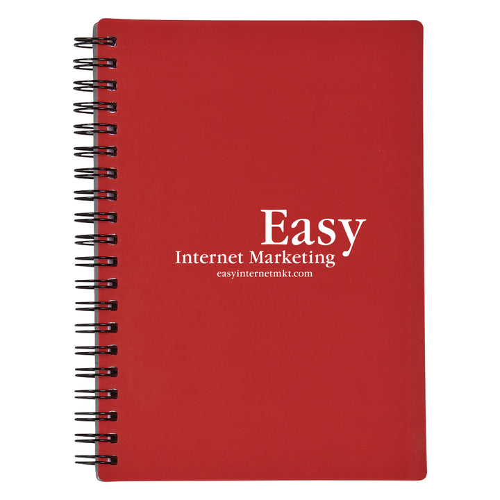RUBBERY SPIRAL NOTEBOOK