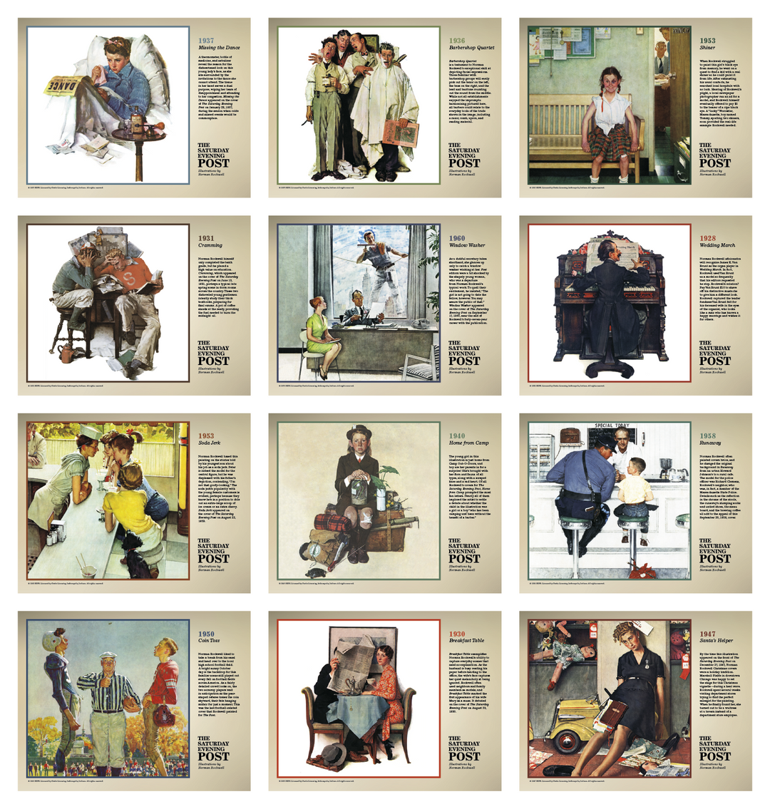 Triumph® Calendars The Saturday Evening Post Illustrations by Norman Rockwell Calendar