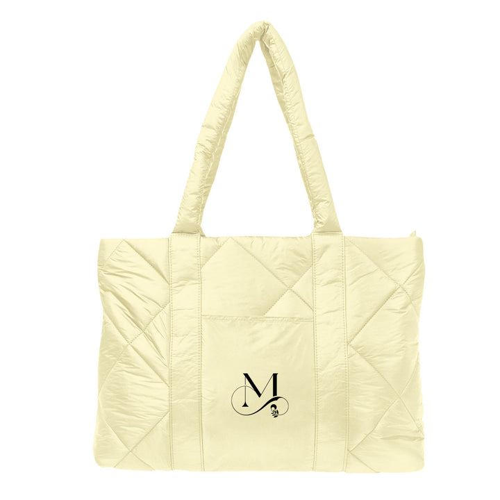 Luxe Quilted Puffer Tote Bag