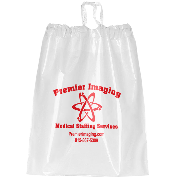 Poly-Draw Bag - 9 1/2W x 12H - Flexo Ink Print
