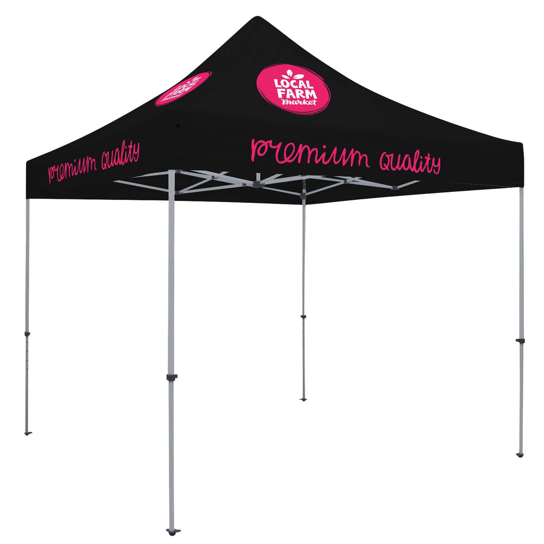 10' Deluxe Tent Kit (Full-Color Imprint, 4 Locations)