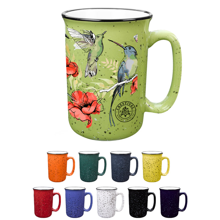 12 Oz. Full Color Tall Campfire Mug