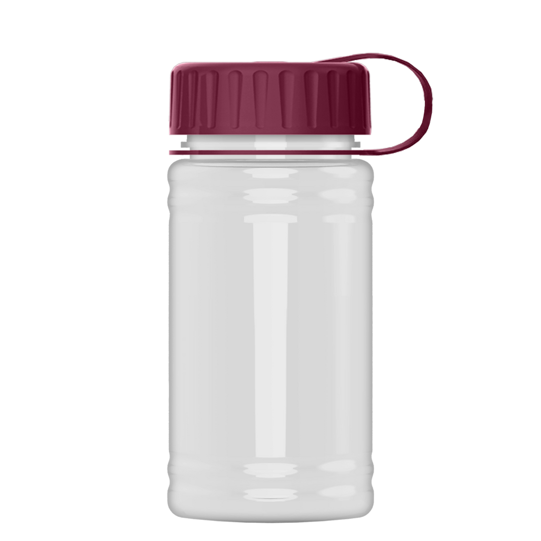 Mini RPET Bottle with Tethered Lid - 16 oz.
