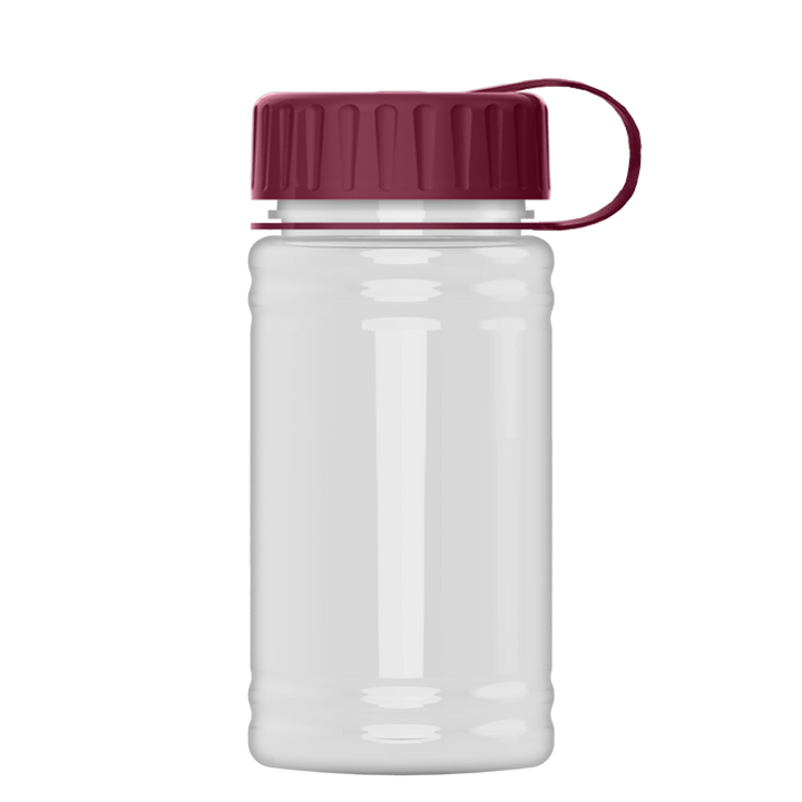 Mini RPET Bottle with Tethered Lid - 16 oz.