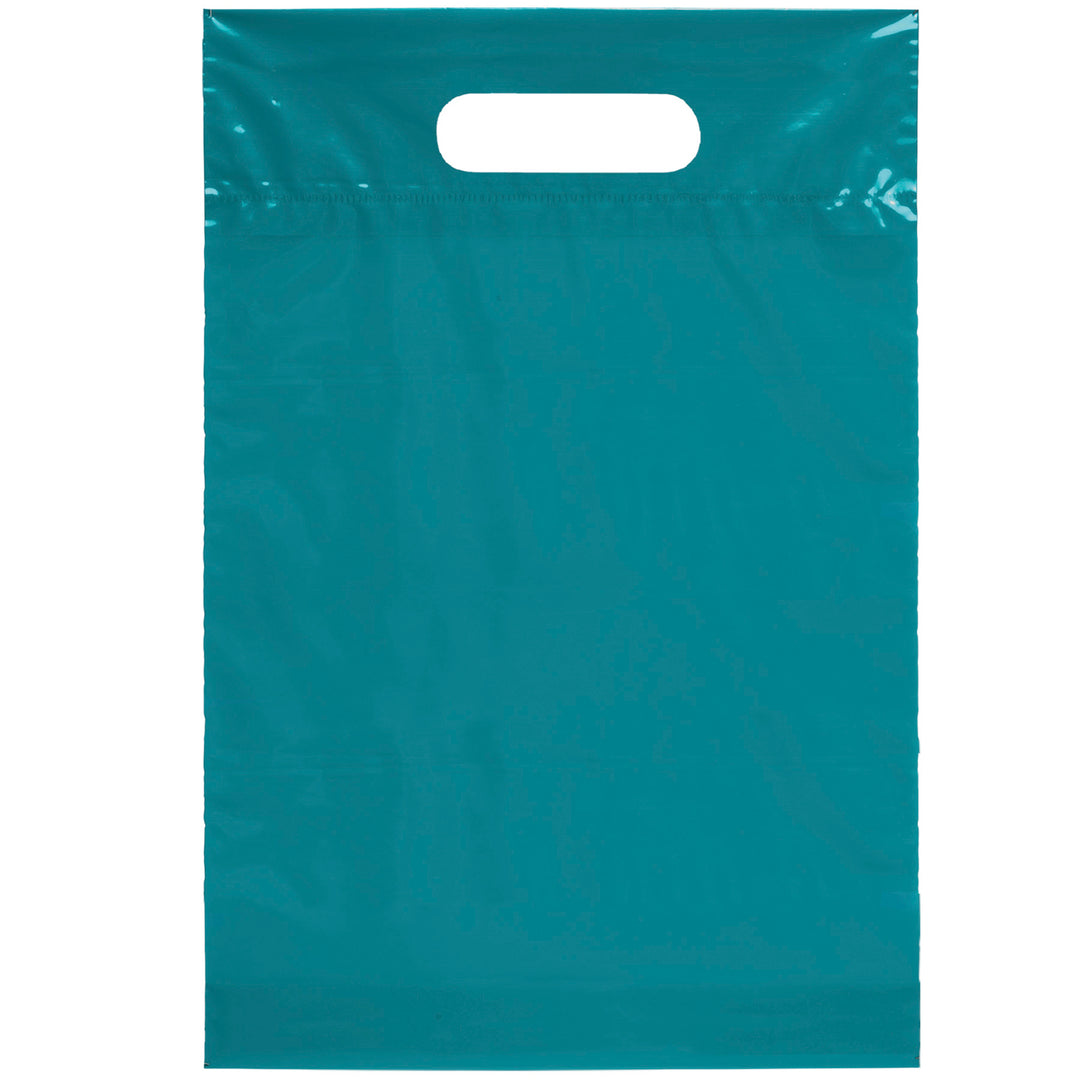 Die Cut Handle Bag - 9 1/2W x 14H - Flexo Ink Print