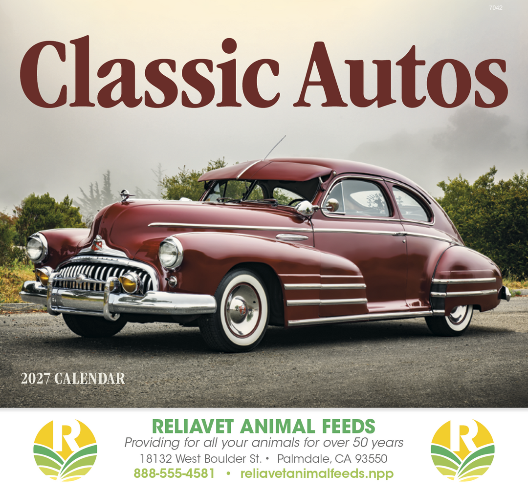 Good Value™ Classic Autos - Stapled Calendar