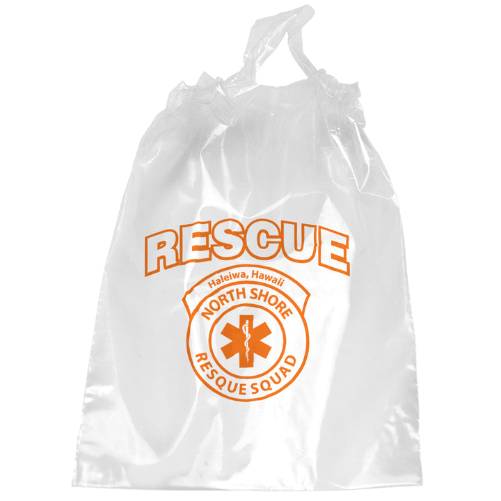 Poly-Draw Bag - 12W x 15H x 3 - Flexo Ink Print