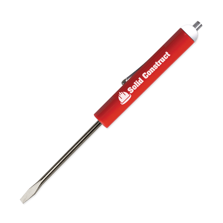 Pocket Screwdriver 1/8" Flat Tip Blade + Magnetic Top