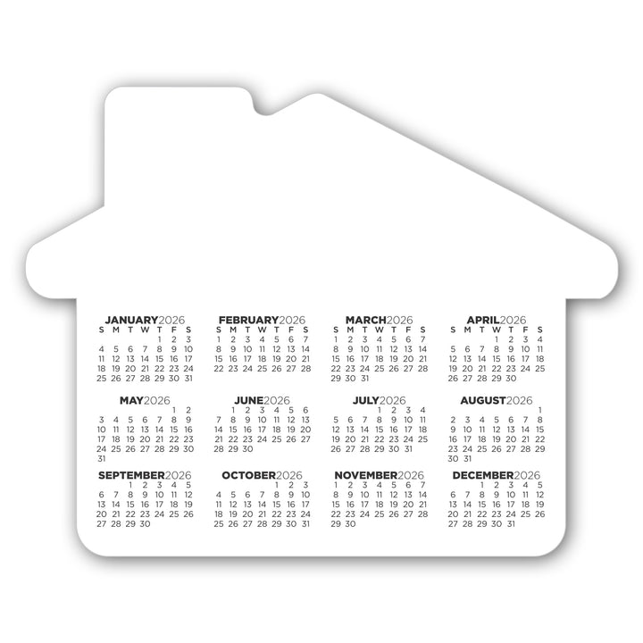 Calendar House Magnet
