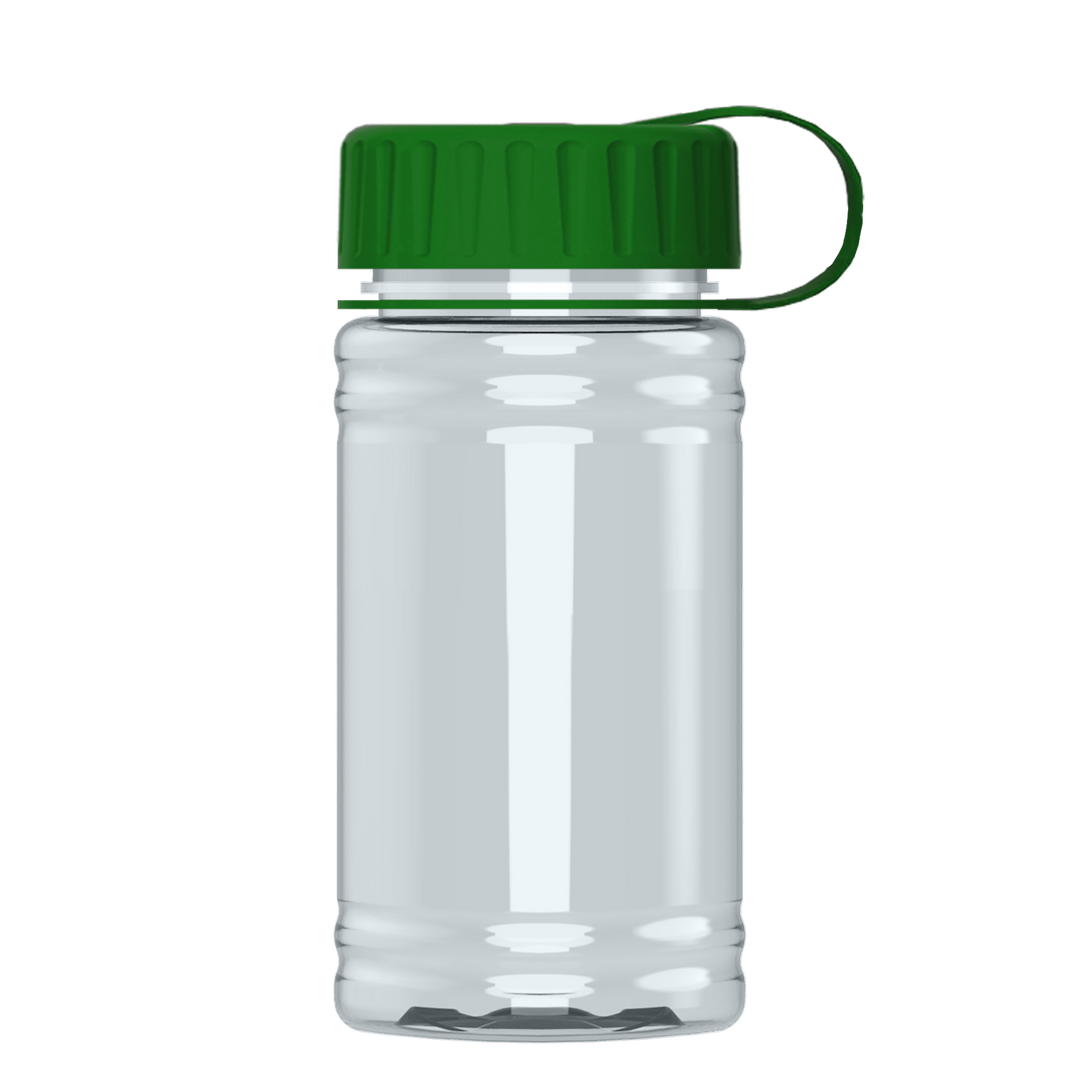 Mini RPET Bottle with Tethered Lid - 16 oz.