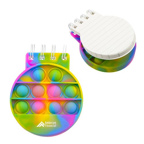 Round Spiral Notebook Push Pop