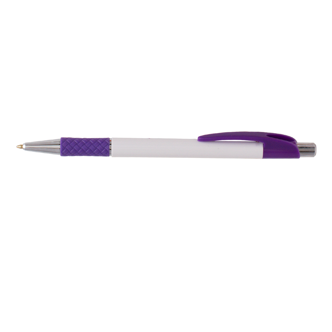 Elite Slim Chrome Basket Weave Pen