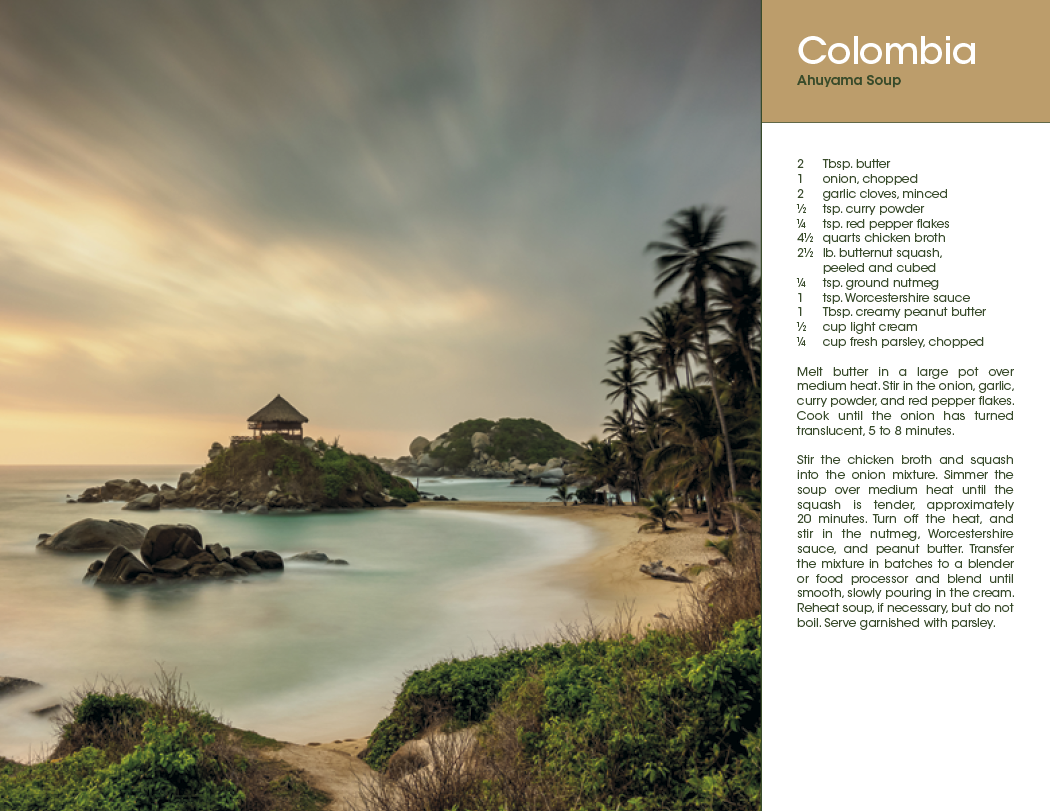 Triumph® Calendars World Scenes with Recipe Calendar