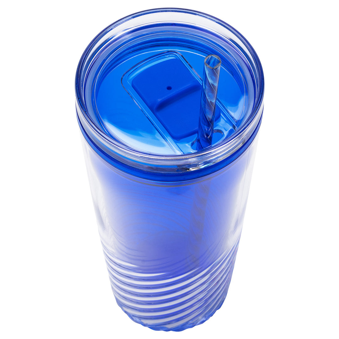 Clio 20 oz  2-in-1 Recycled Acrylic Straw Tumbler