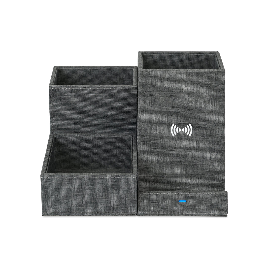 Eden Recycled rPET Wireless Charging Desk Organizer