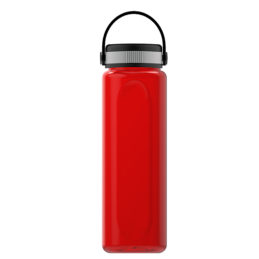 Boss Embossed RPET Bottle with Grip Lid - 26 oz.