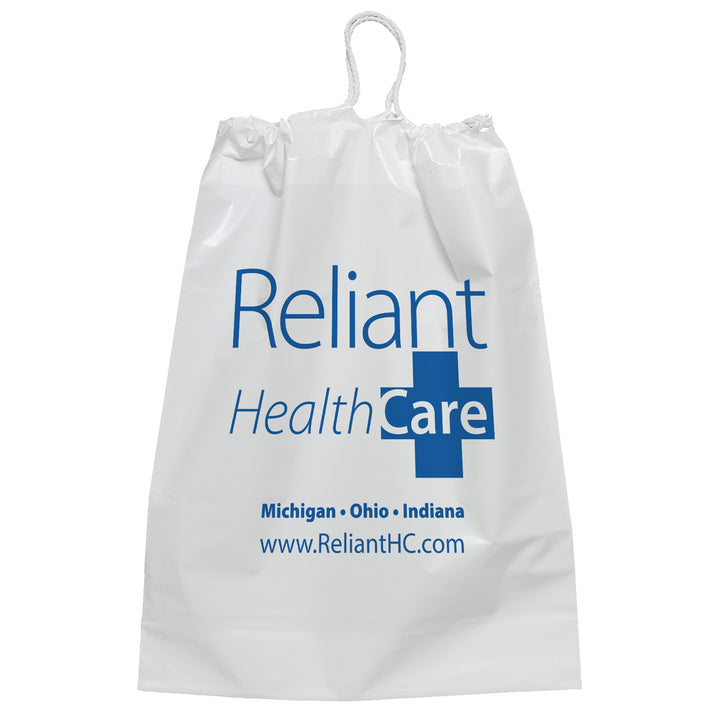 Cotton Draw Bag - 12W x 16H x 4 - Flexo Ink Print