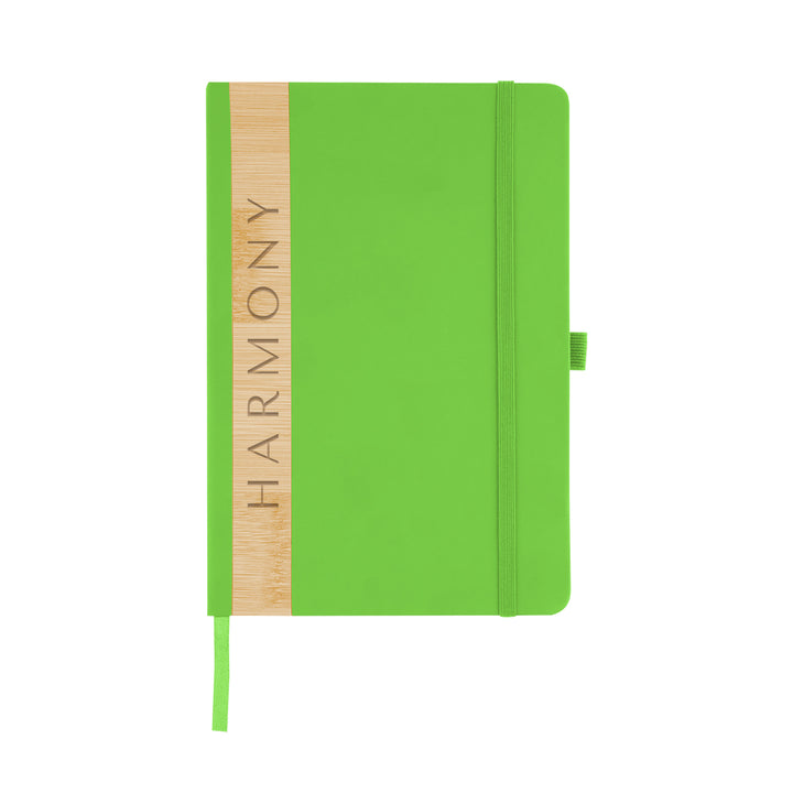 Recycled PU And Bamboo Accent Journal