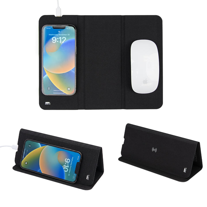 RPET 10W Wireless Charging Mouse Pad
