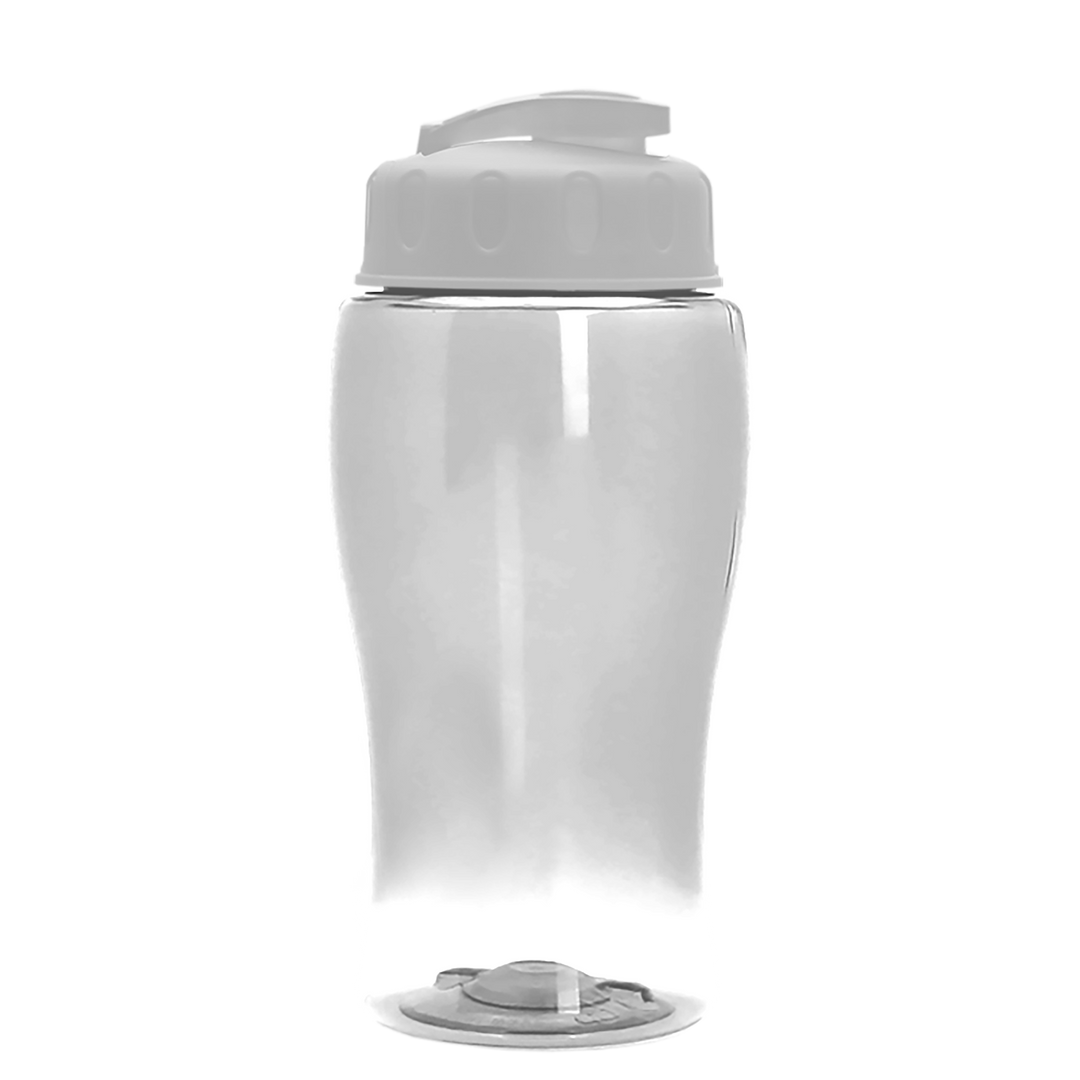 Poly-Pure Jr. - 18 oz. Transparent Bottle with USA Flip