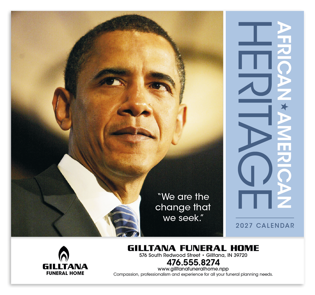 Triumph® Calendars African-American Heritage Barack Obama Calendar