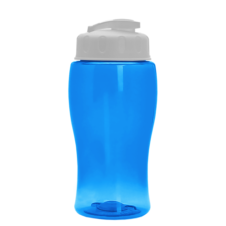 Poly-Pure Jr. - 18 oz. Transparent Bottle with USA Flip