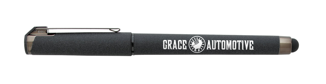 Good Value™ Cali Stylus Gunmetal Suede RABS Pen