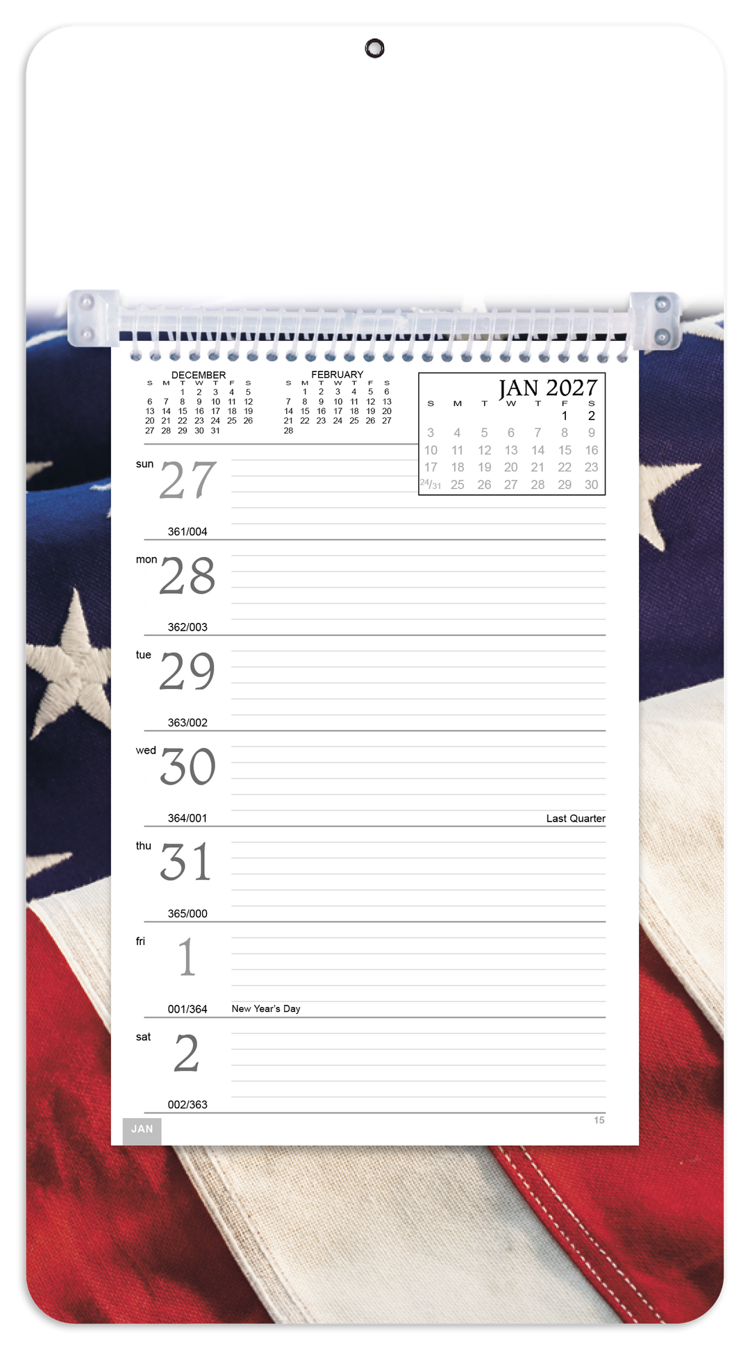 Triumph® Calendars Full-Color Weekly Memo Calendar