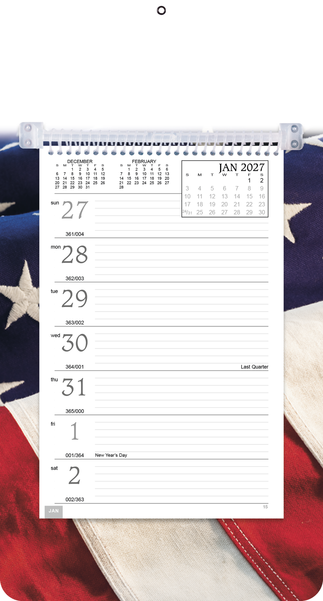 Triumph® Calendars Full-Color Weekly Memo Calendar