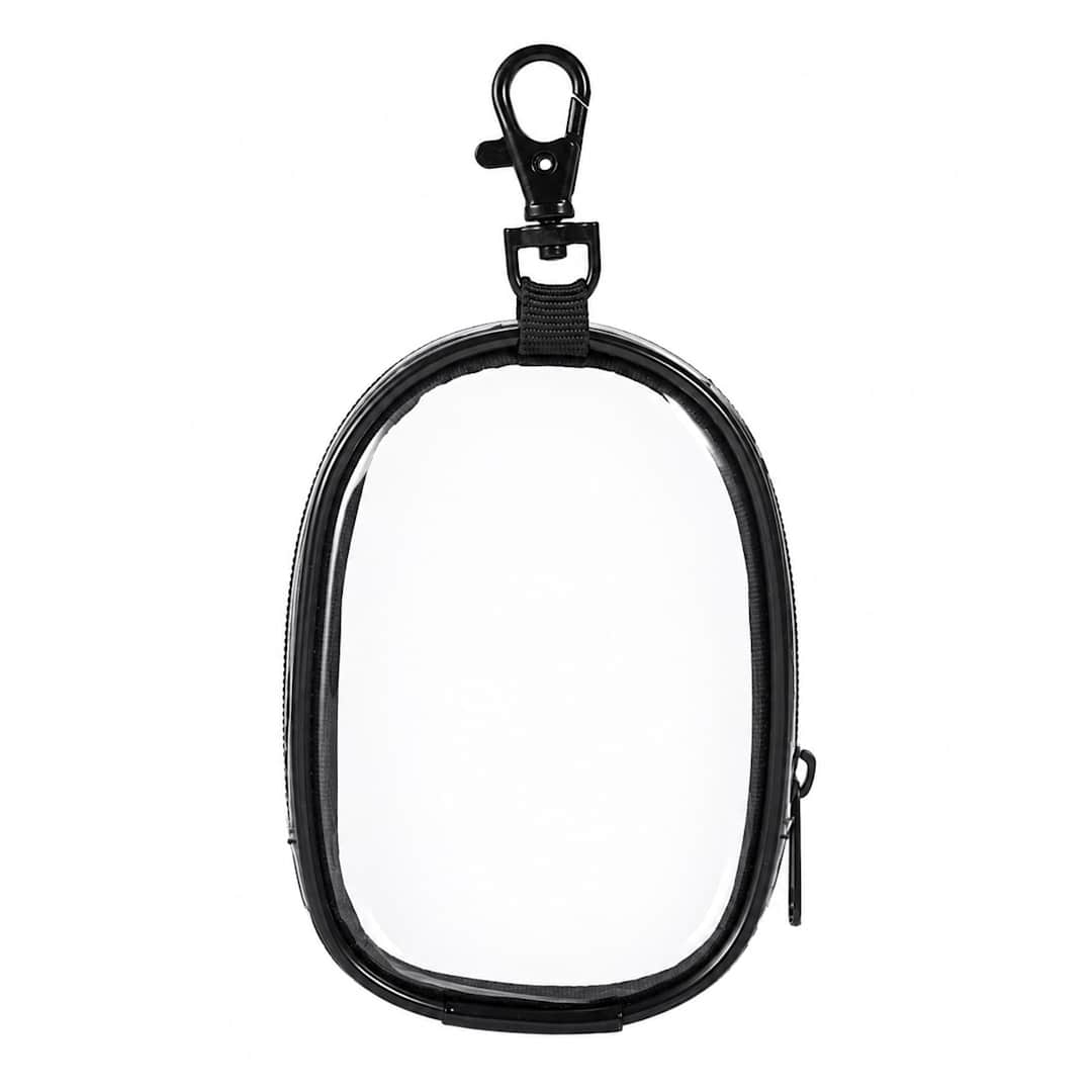 Round Clear Bag Charm