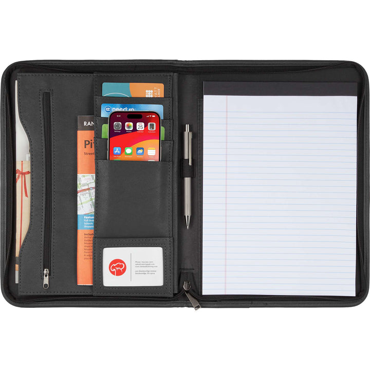 FSC® Mix Executive DuraHyde Zippered Padfolio