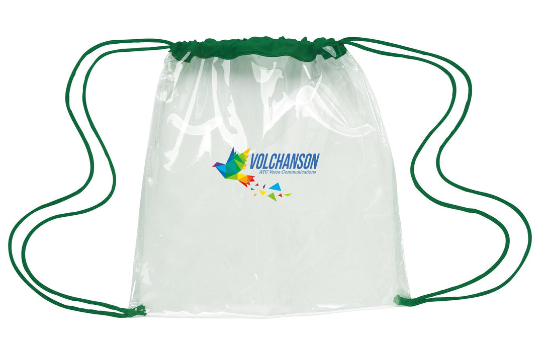 Good Value™ Clear Game Drawstring Backpack