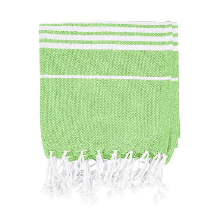 Recycled Beach Blanket With Tassel Fringe