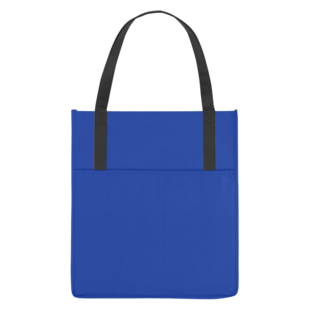 Non-Woven Shopper's Pocket Recycled Tote Bag