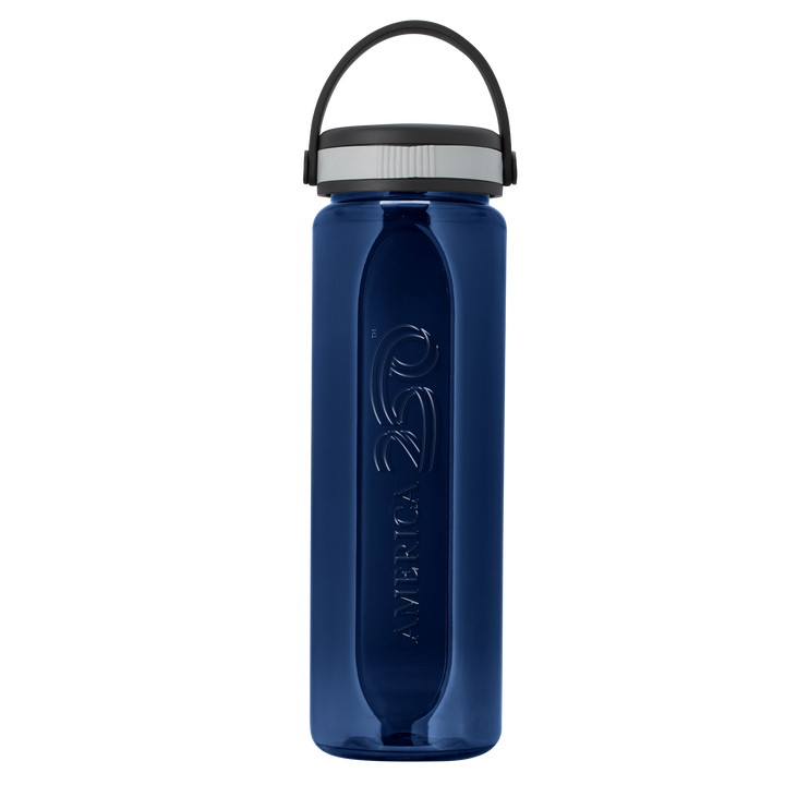 Boss Embossed RPET Bottle with Grip Lid - 26 oz.