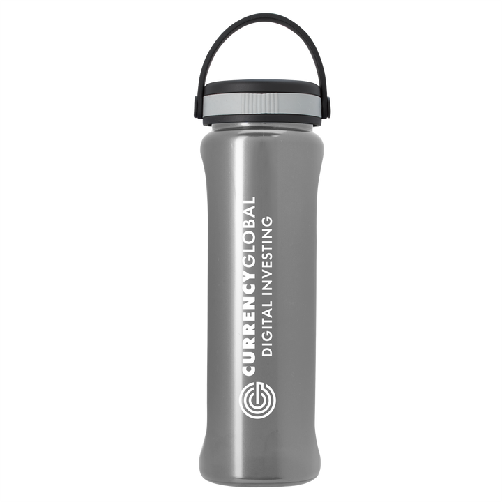 Boss Embossed RPET Bottle with Grip Lid - 26 oz.