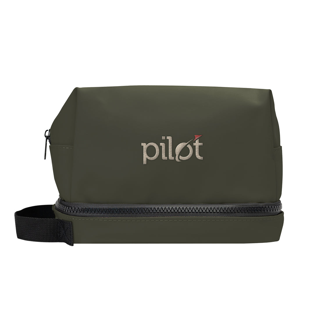 Hudson rPET Leatherette Toiletry Bag
