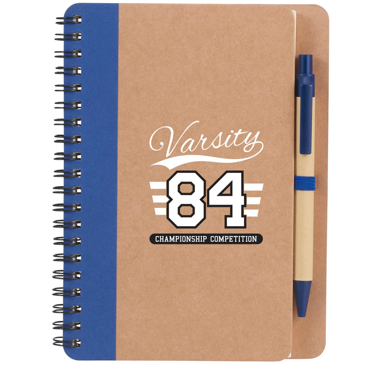 FSC® Mix 5" x 7" Eco Spiral Notebook with Pen