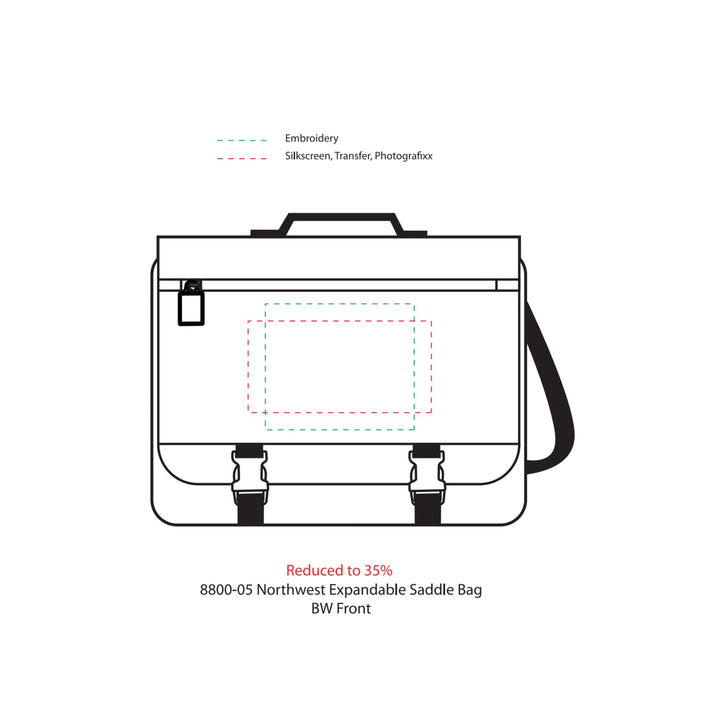 Northwest Expandable Messenger Bag