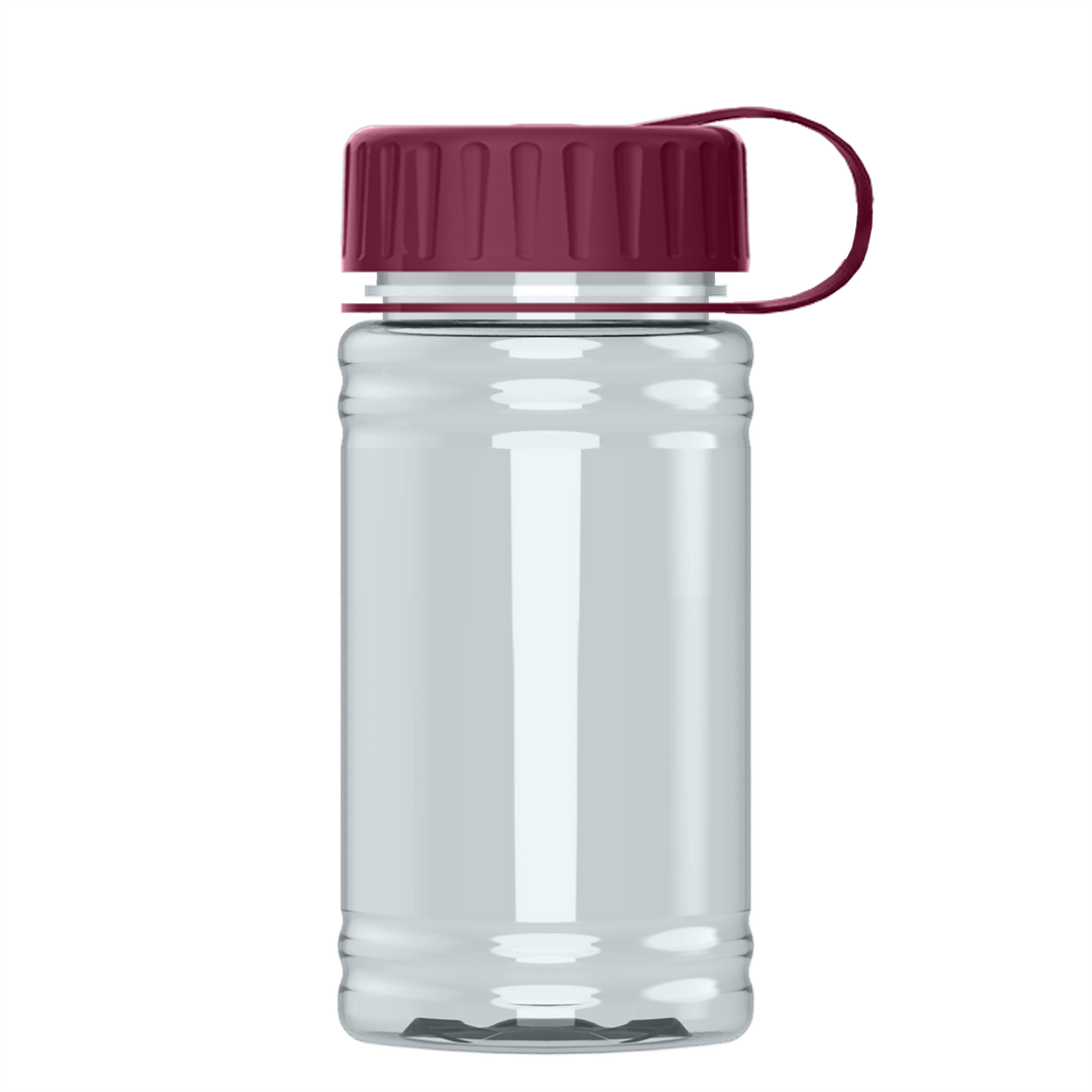 Mini RPET Bottle with Tethered Lid - 16 oz.